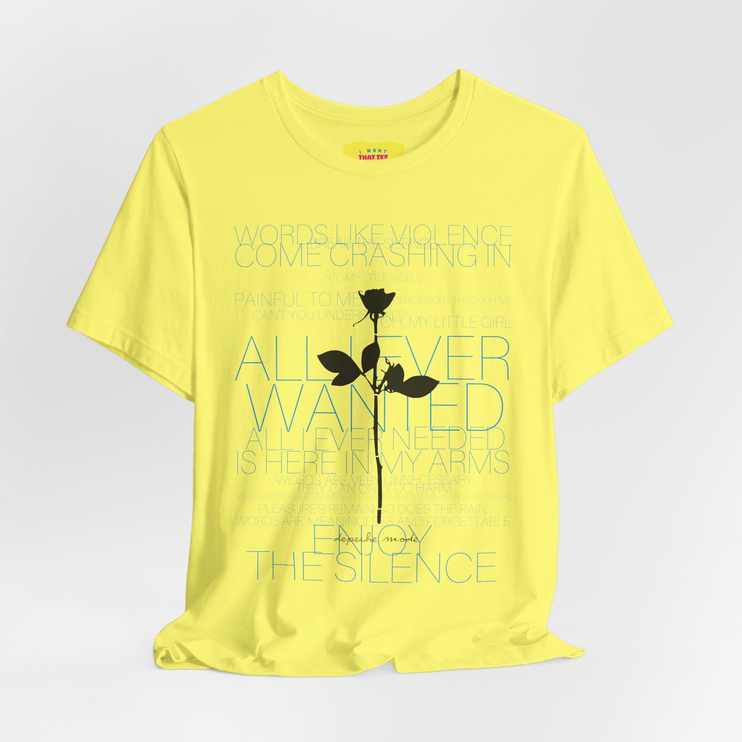 ENJOY THE SILENCE - DEPECHE MODE (Unisex Jersey Short Sleeve Tee)