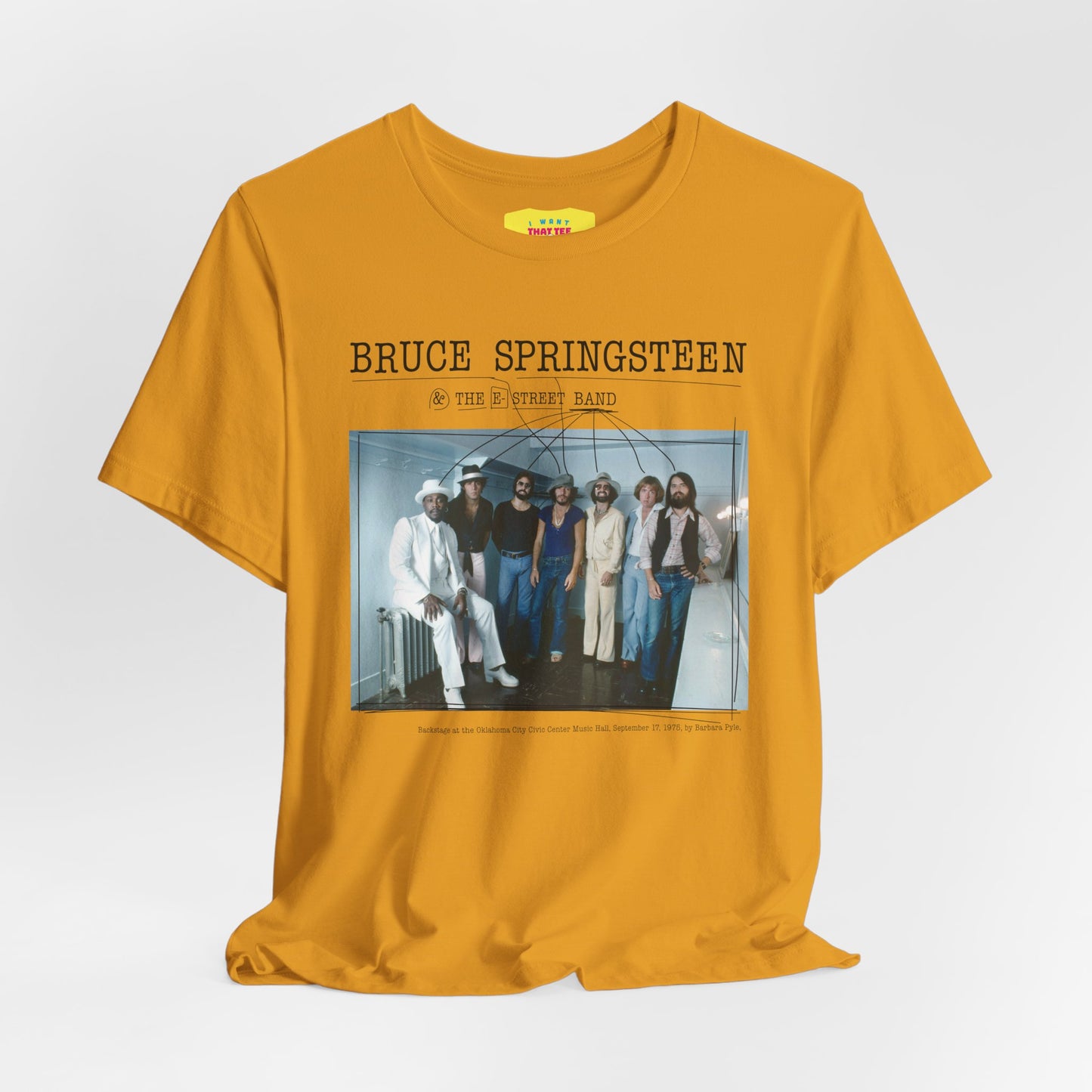 BRUCE SPRINGSTEEN & THE E-STREET BAND (Unisex Jersey Short Sleeve Tee)