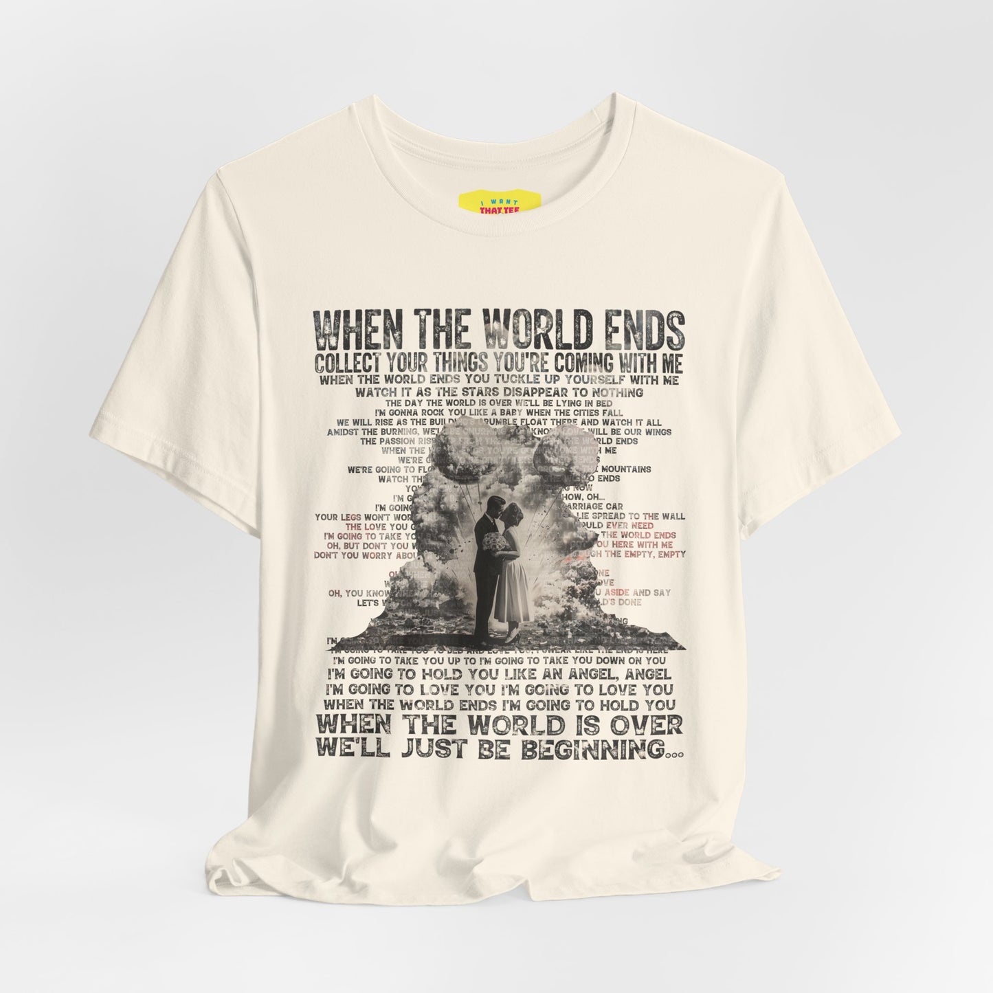 WHEN THE WORLD ENDS - DAVE MATTHEWS BAND (Unisex Jersey Short Sleeve Tee)