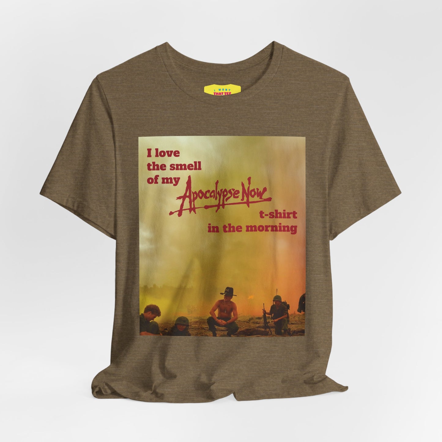 APOCALYPSE NOW QUOTE JOKE (Unisex Jersey Short Sleeve Tee)