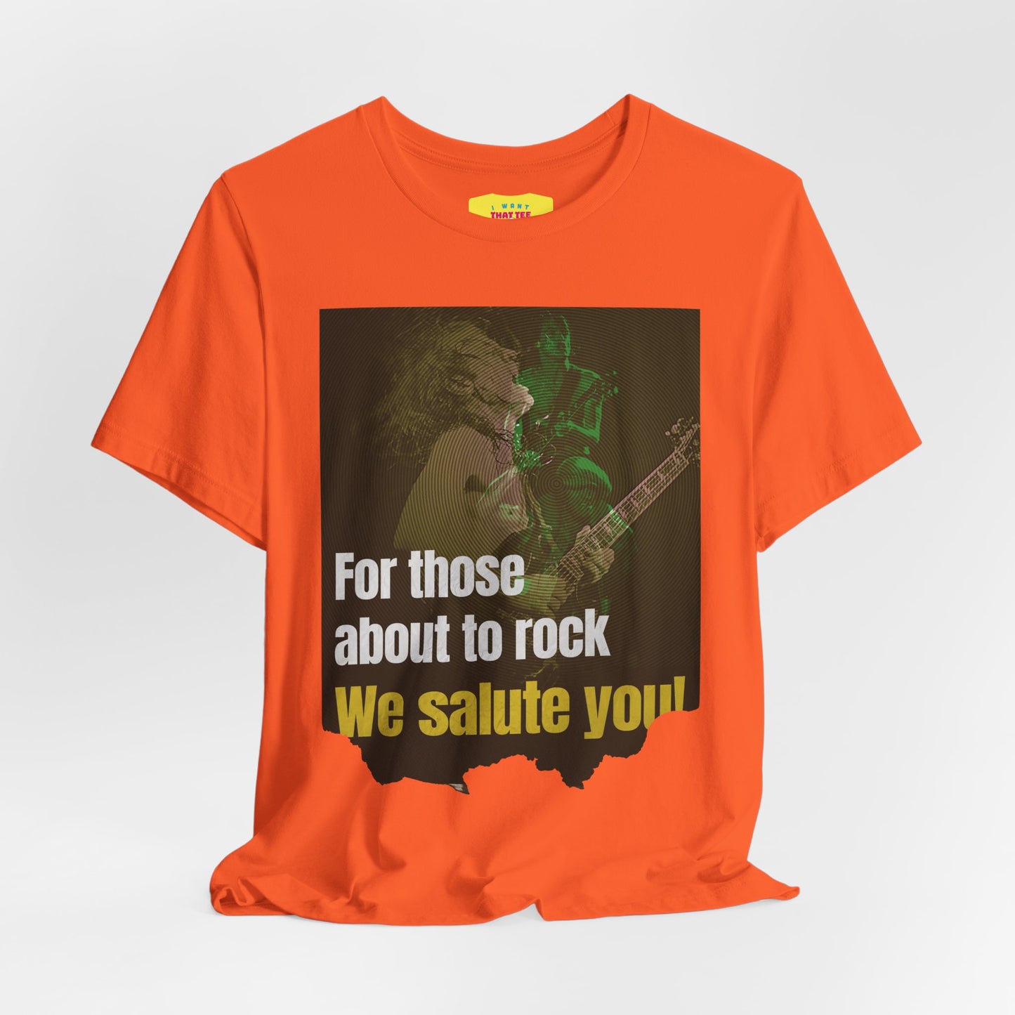 FOR THOSE ABOUT TO ROCK - AC/DC (Unisex Jersey Short Sleeve Tee)