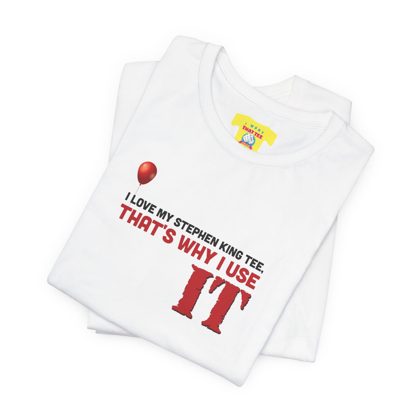 STEPHEN KING'S IT (Unisex Jersey Short Sleeve Tee)