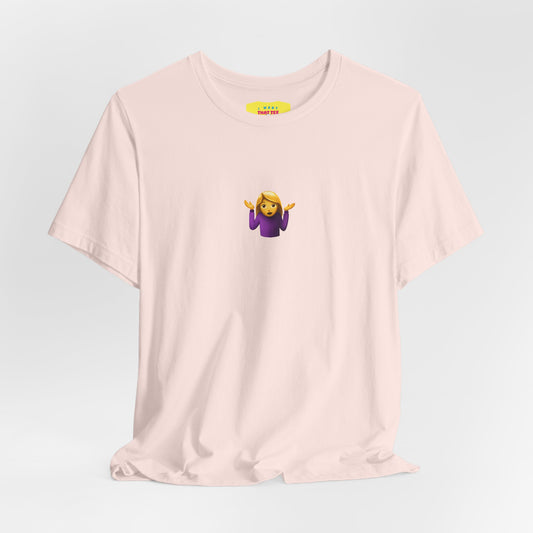 NOT MY FAULT - GIRL EMOJI (Unisex Softstyle T-Shirt)