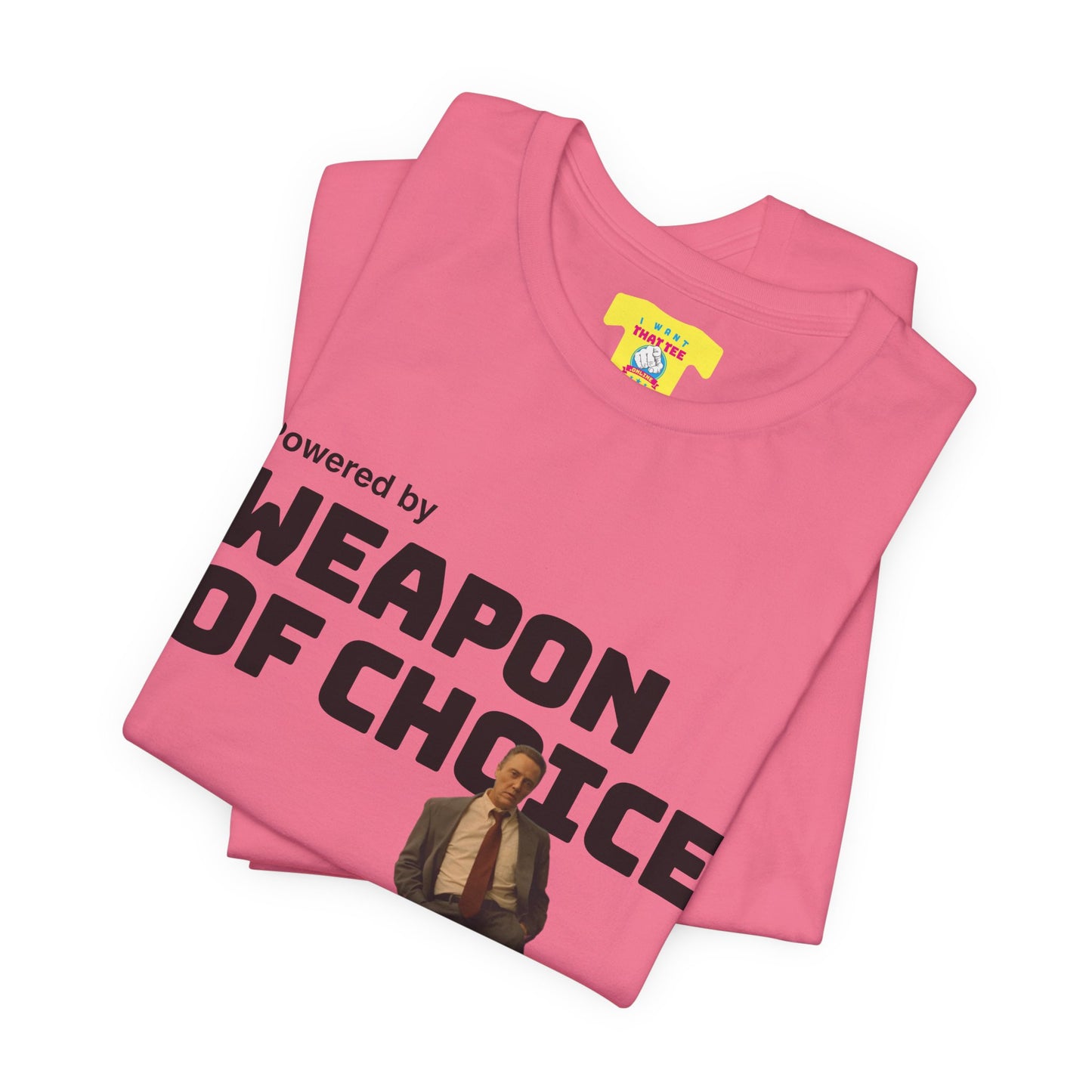 POWERED BY WEAPON OF CHOICE - FATBOY SLIM (Unisex Softstyle T-Shirt)