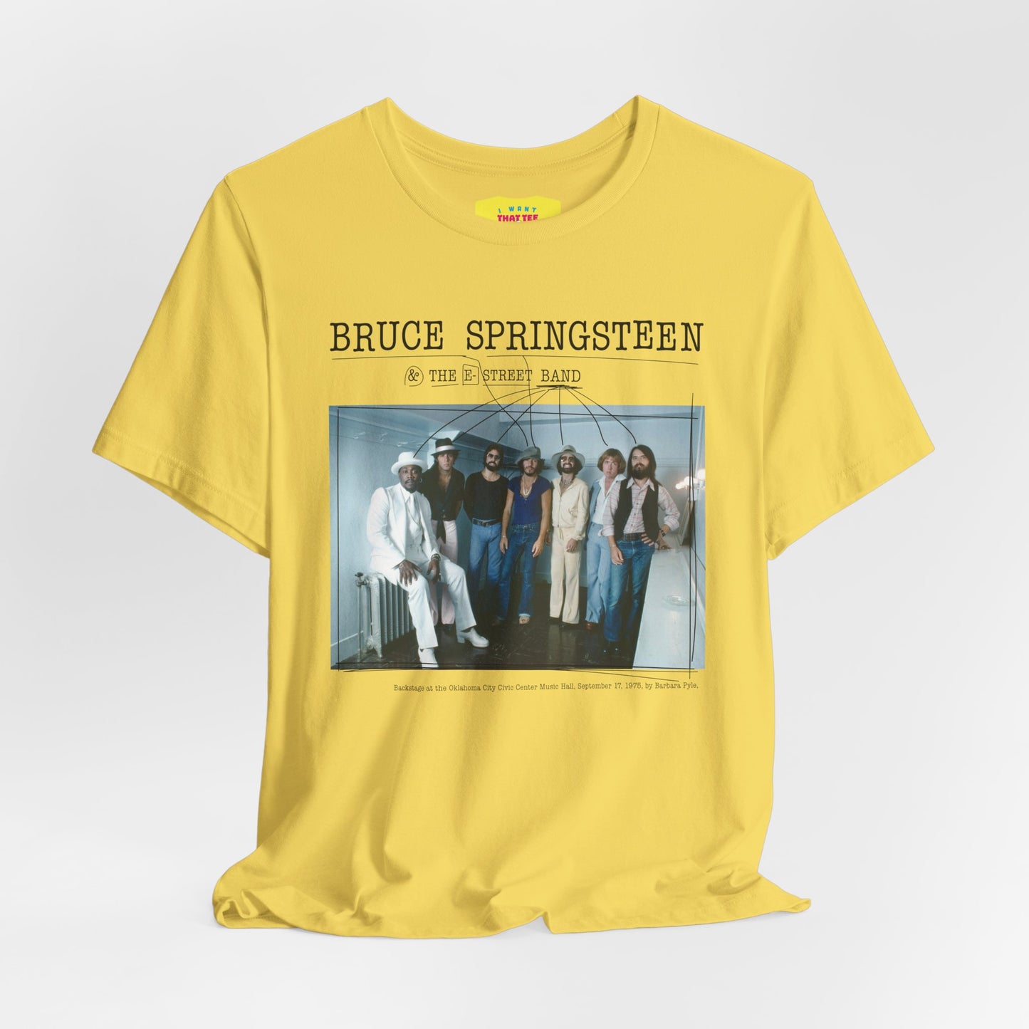 BRUCE SPRINGSTEEN & THE E-STREET BAND (Unisex Jersey Short Sleeve Tee)