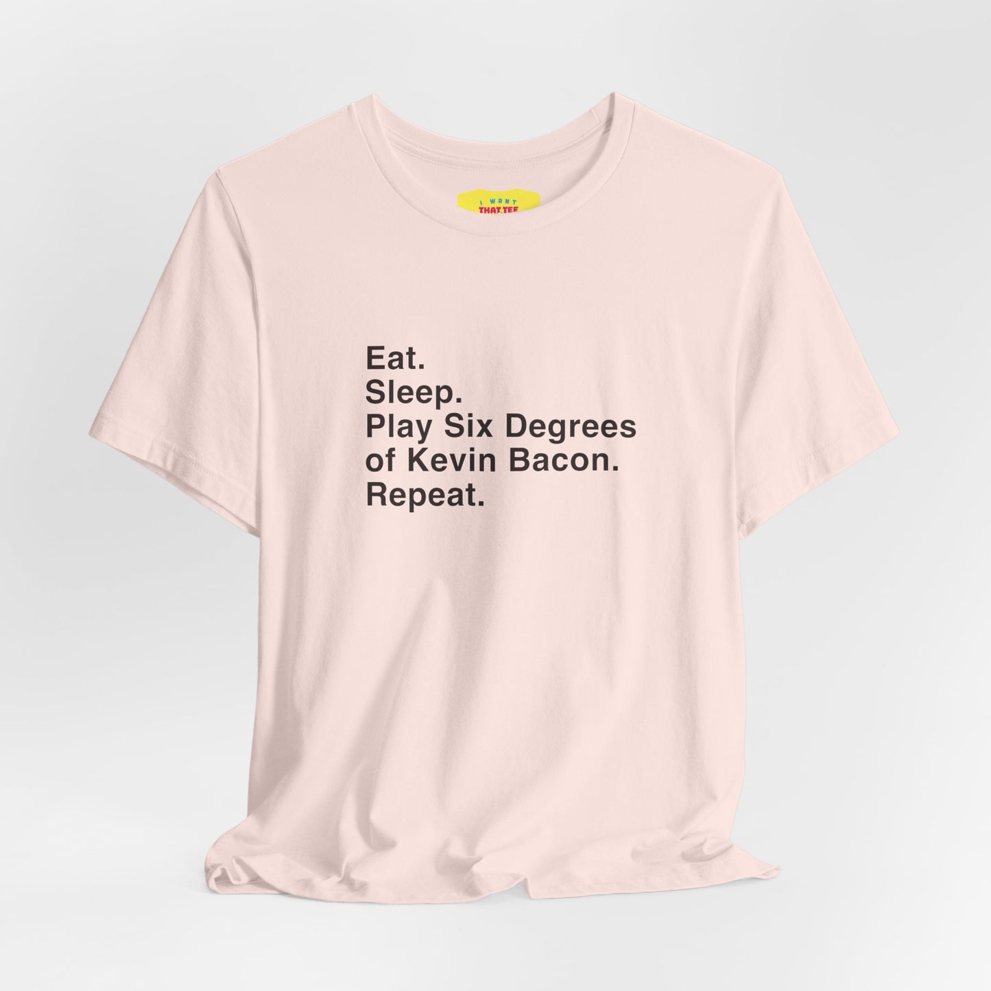 LIFE INSTRUCTIONS - SIX DEGREES OF KEVIN BACON (Unisex Softstyle T-Shirt)