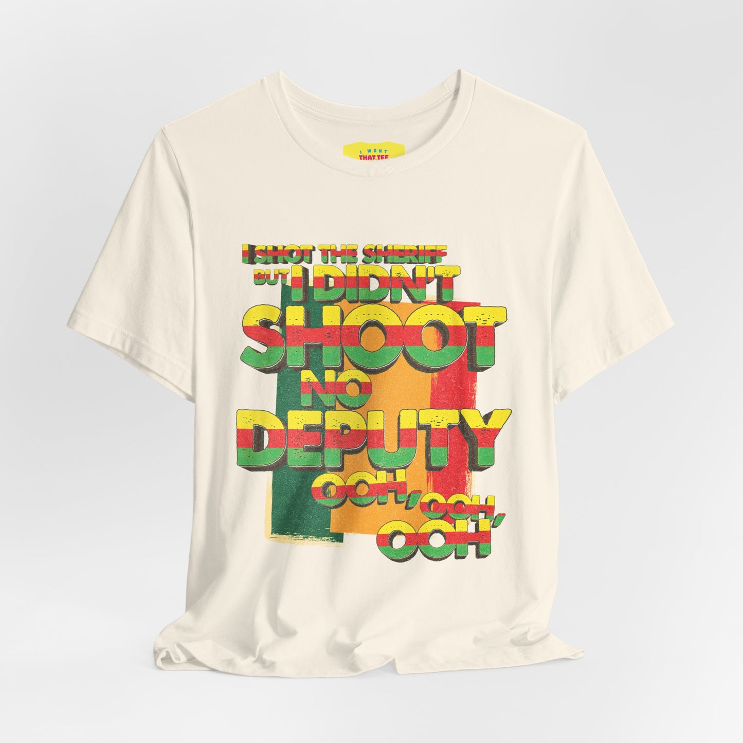 I SHOT THE SHERIFF (Unisex Jersey Short Sleeve Tee)