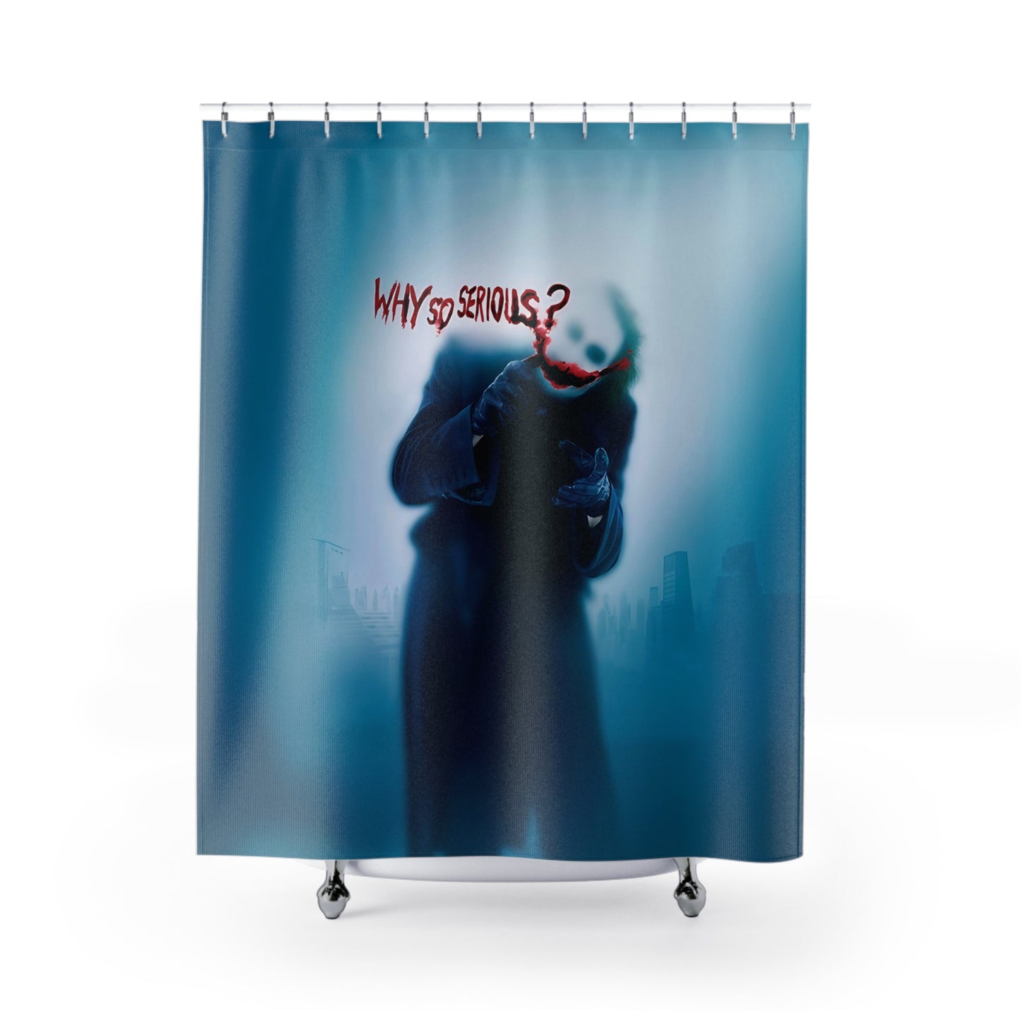 THE DARK KNIGHT JOKER SHOWER CURTAIN