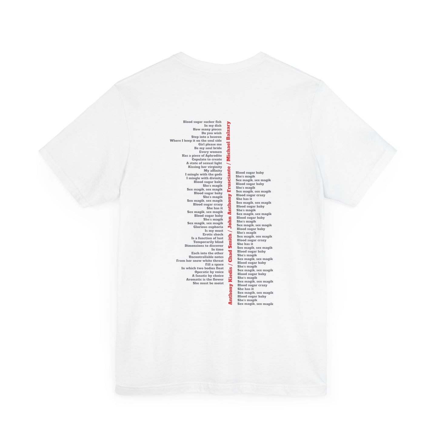 RED HOT CHILI PEPPERS - BLOOD SUGAR SEX MAGIC (Unisex Jersey Short Sleeve Tee)