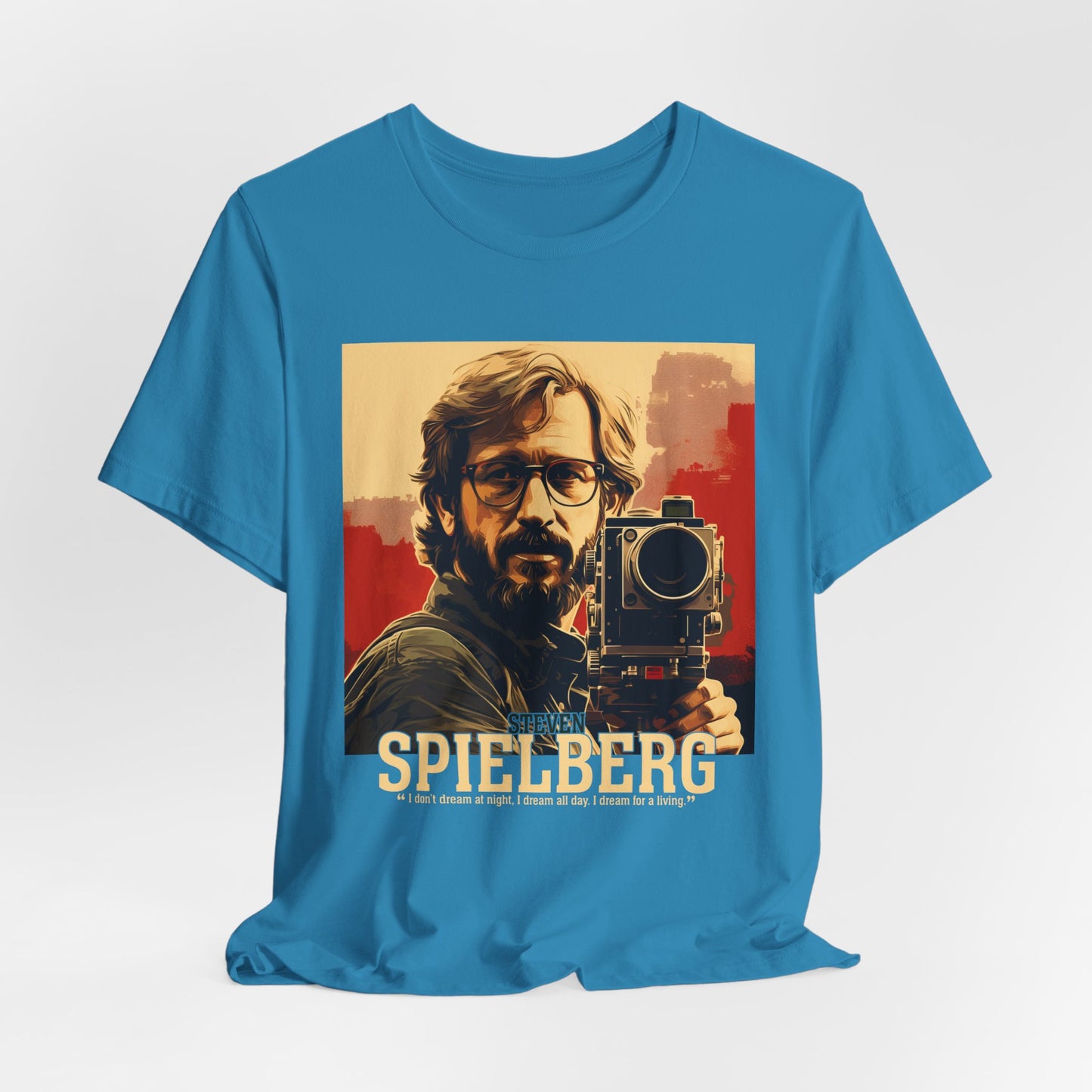 STEVEN SPIELBERG QUOTE (Unisex Softstyle T-Shirt)