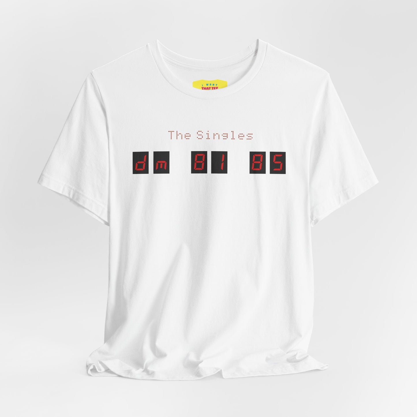 DEPECHE MODE - THE SINGLES (Unisex Jersey Short Sleeve Tee)