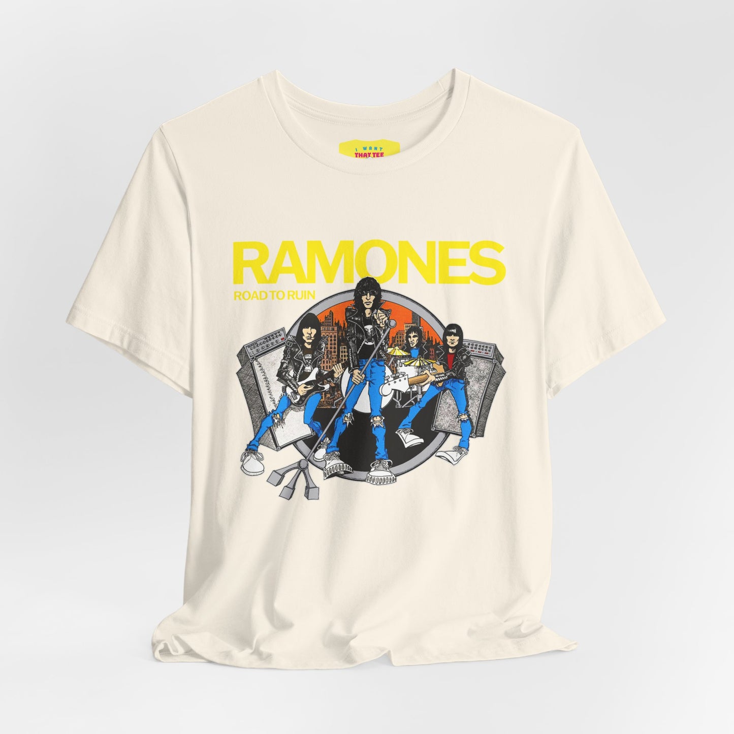 RAMONES ROAD TO RUIN COVER ALBUM (Unisex Softstyle T-Shirt)