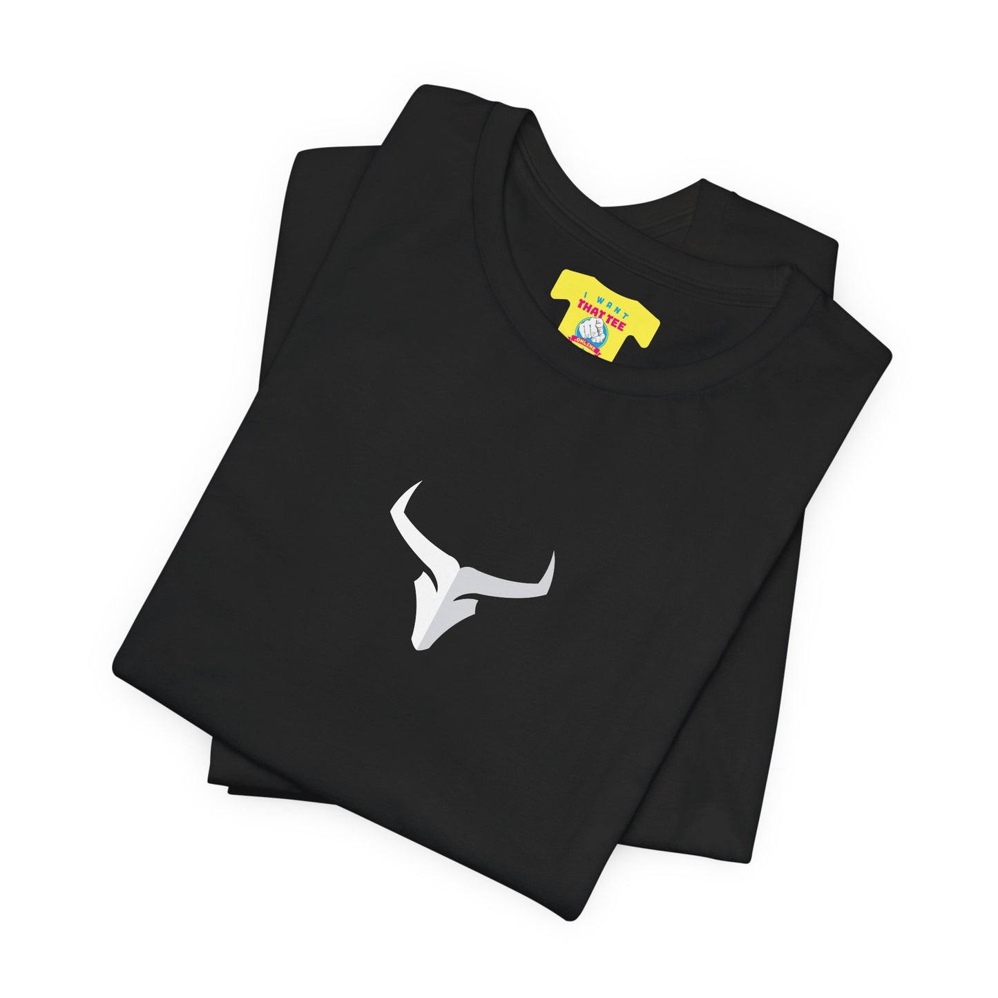 TAURUS WHITE LOGO - (Unisex Jersey Short Sleeve Tee)