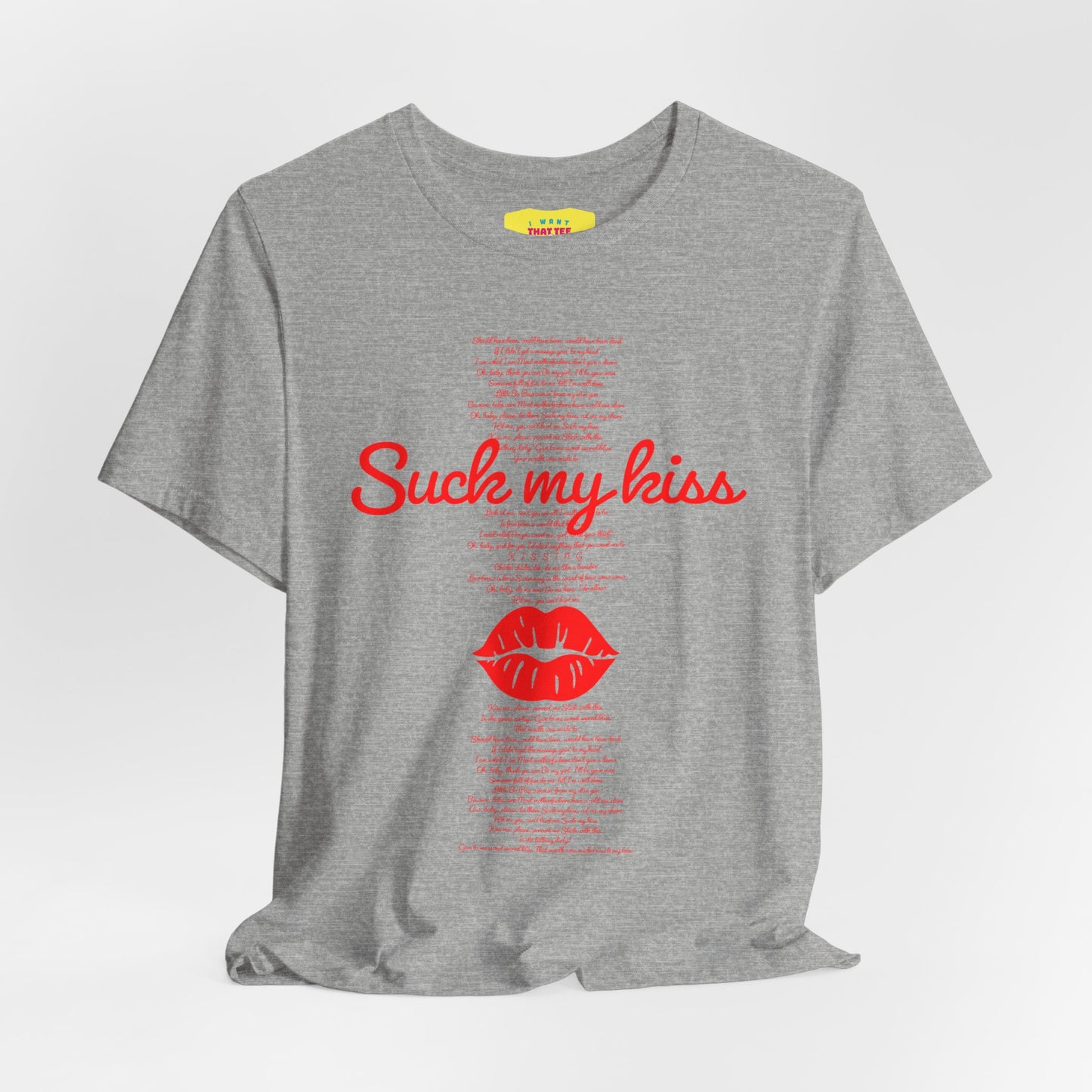 SUCK MY KISS - RED HOT CHILI PEPPERS (Unisex Jersey Short Sleeve Tee)