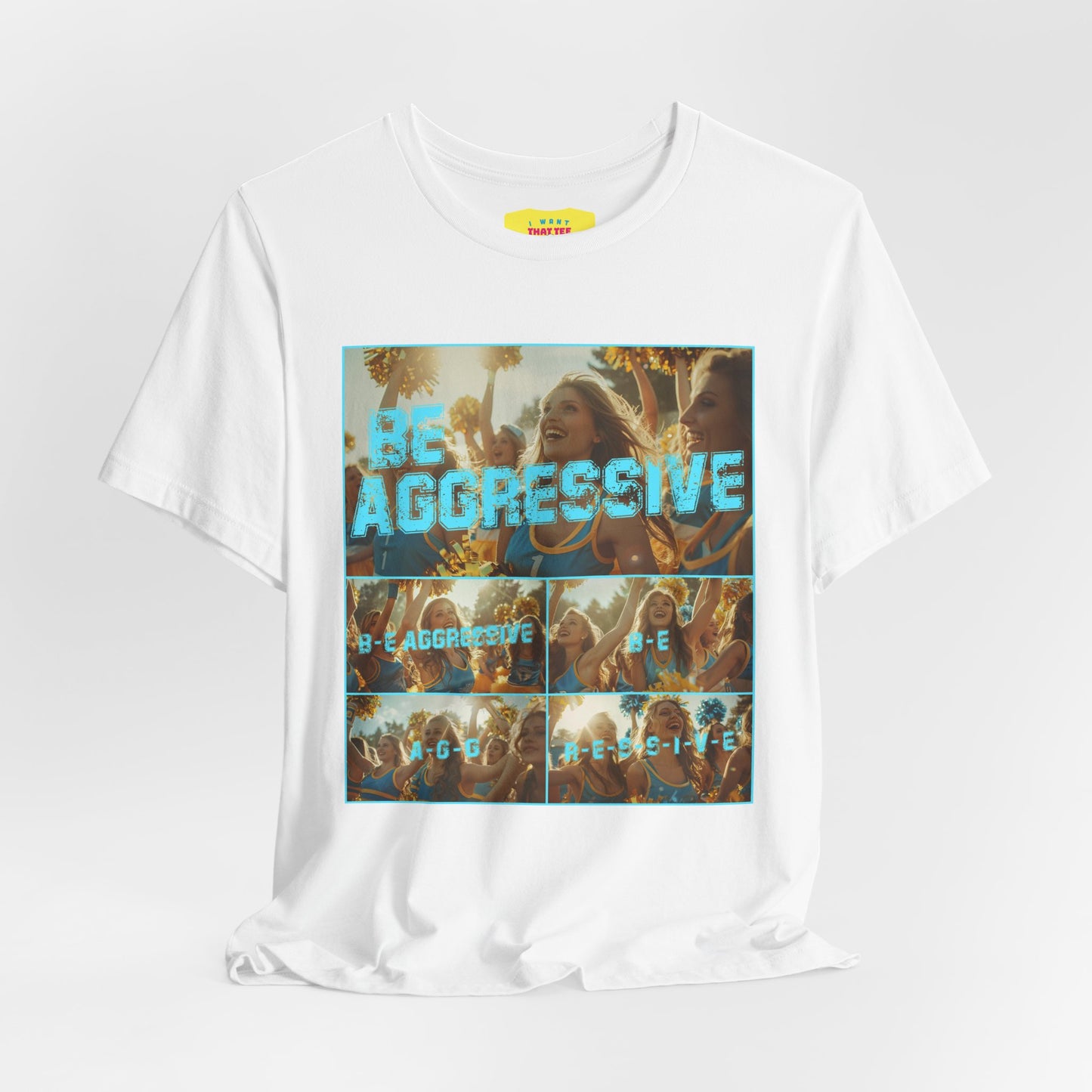 BE AGGRESSIVE - FAITH NO MORE (Unisex Jersey Short Sleeve Tee)