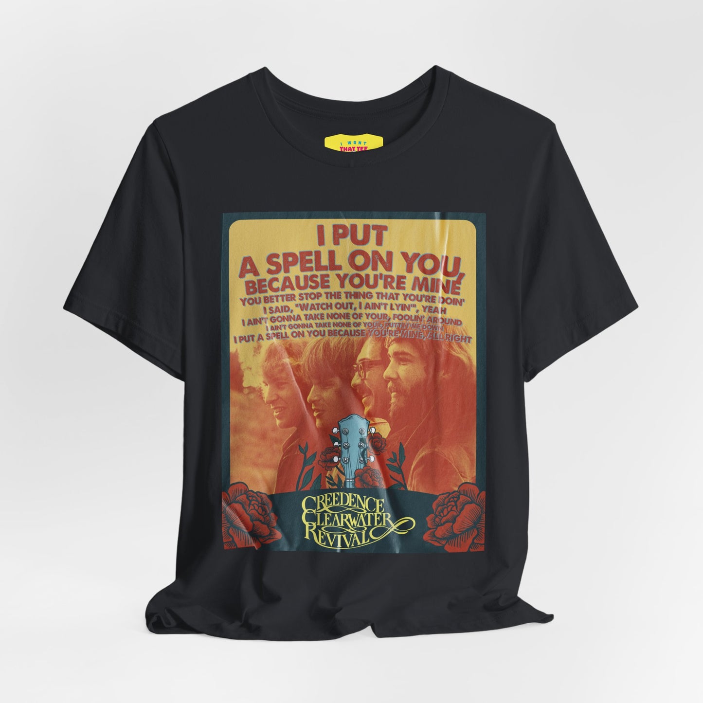 I PUT A SPELL ON YOU - CREDENCE CLEARWATER REVIVAL (Unisex Jersey Short Sleeve Tee)