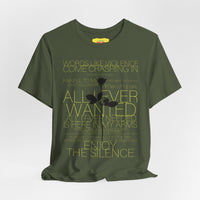 ENJOY THE SILENCE - DEPECHE MODE (Unisex Jersey Short Sleeve Tee)