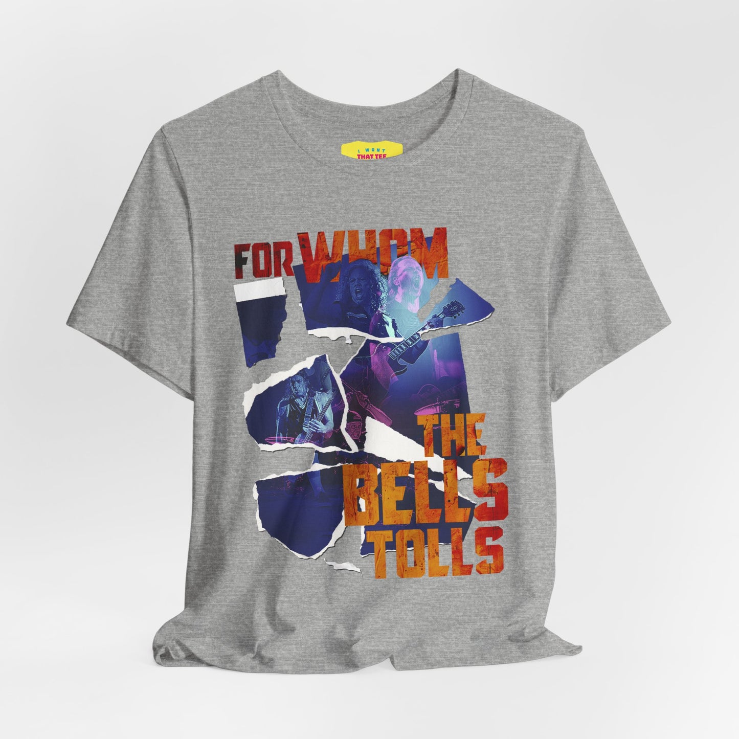 FOR WHOM THE BELLS TOLLS - METALLICA (Unisex Jersey Short Sleeve Tee)