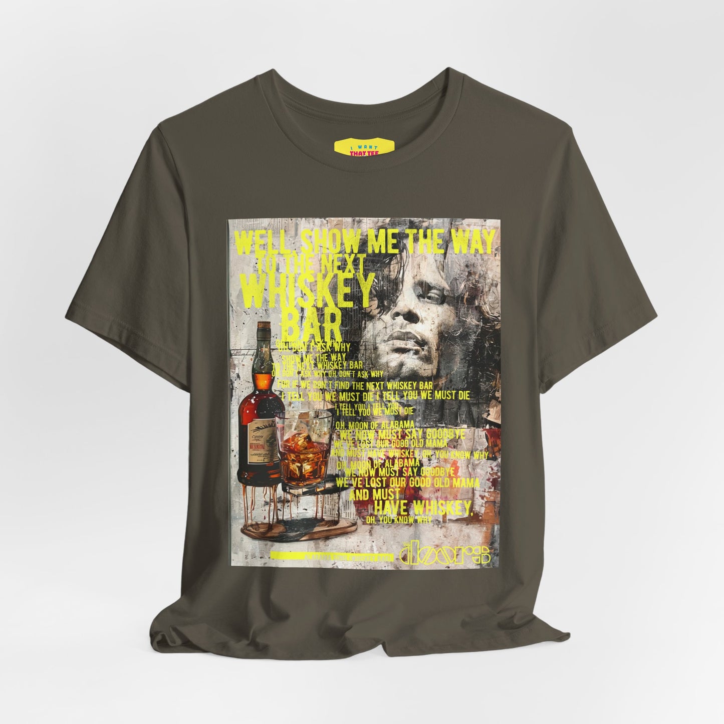 ALABAMA SONG (WHISKY BAR) - THE DOORS (Unisex Jersey Short Sleeve Tee)