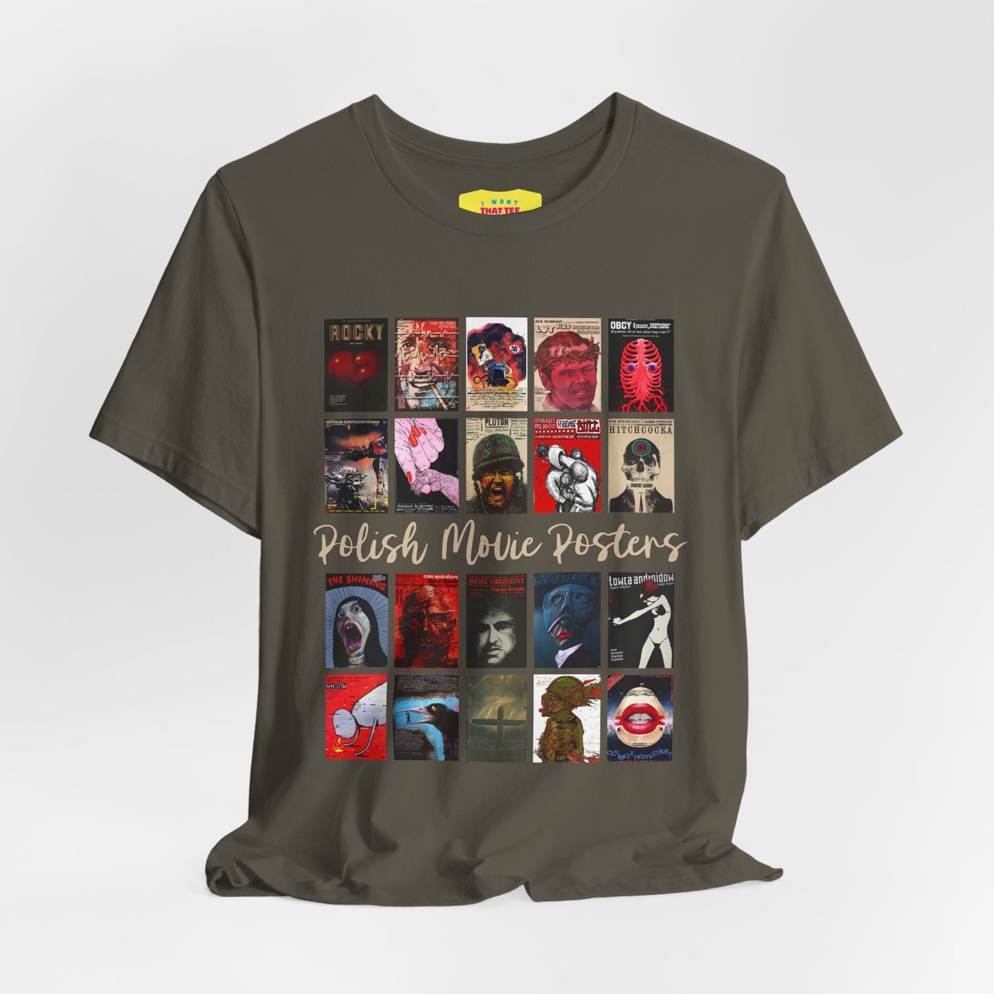 POLISH MOVIE POSTERS (Unisex Jersey Short Sleeve Tee)