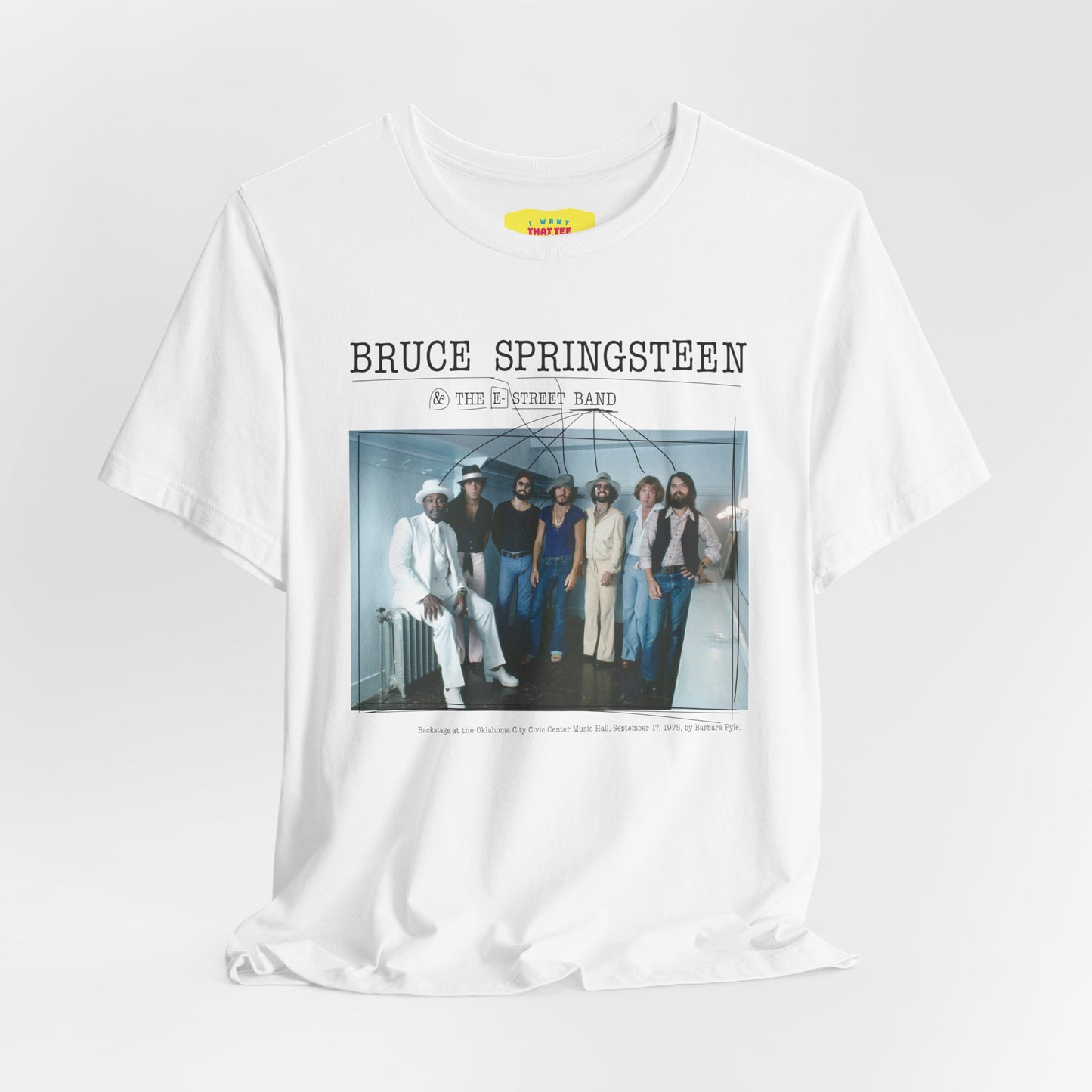 BRUCE SPRINGSTEEN & THE E-STREET BAND (Unisex Jersey Short Sleeve Tee)