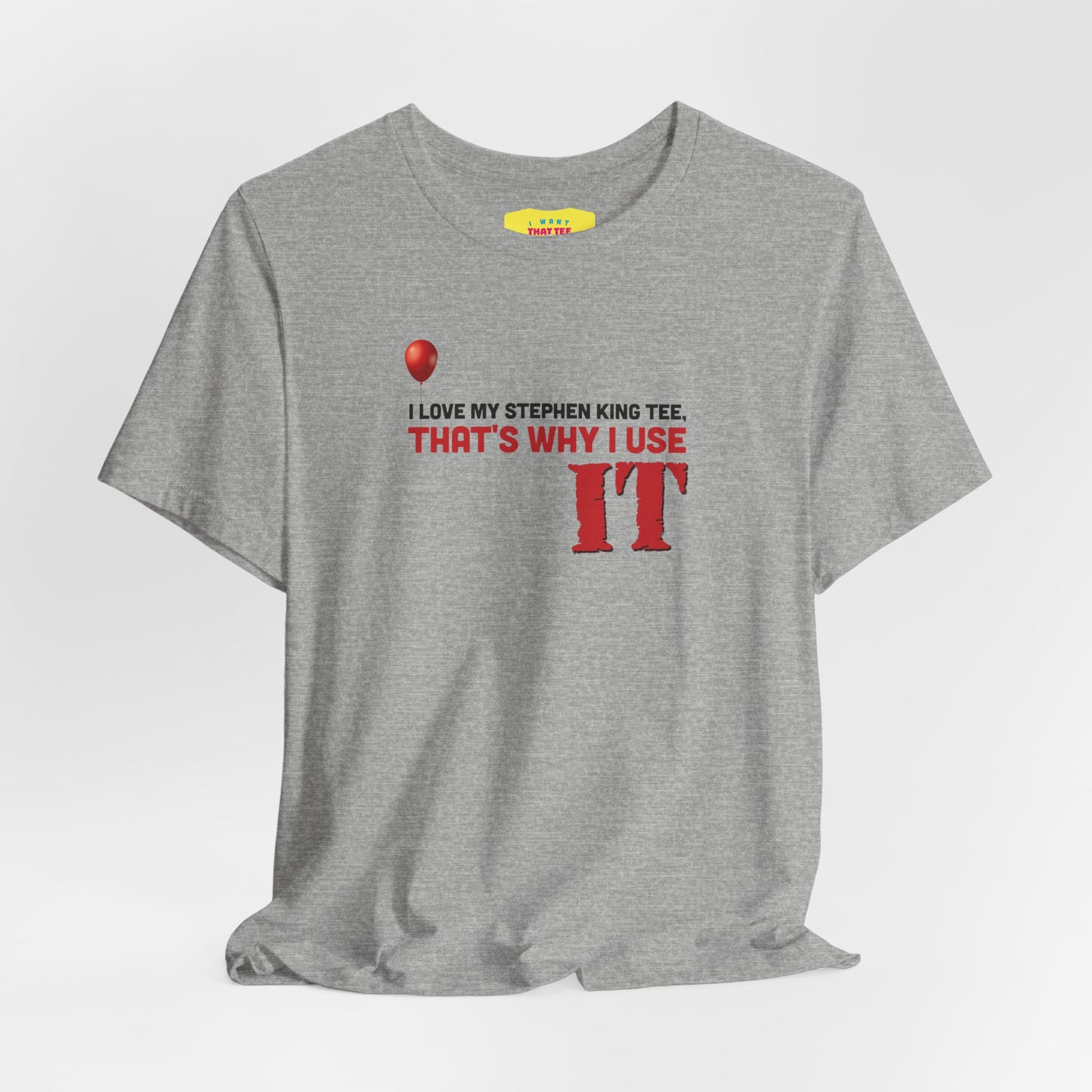 STEPHEN KING'S IT (Unisex Jersey Short Sleeve Tee)