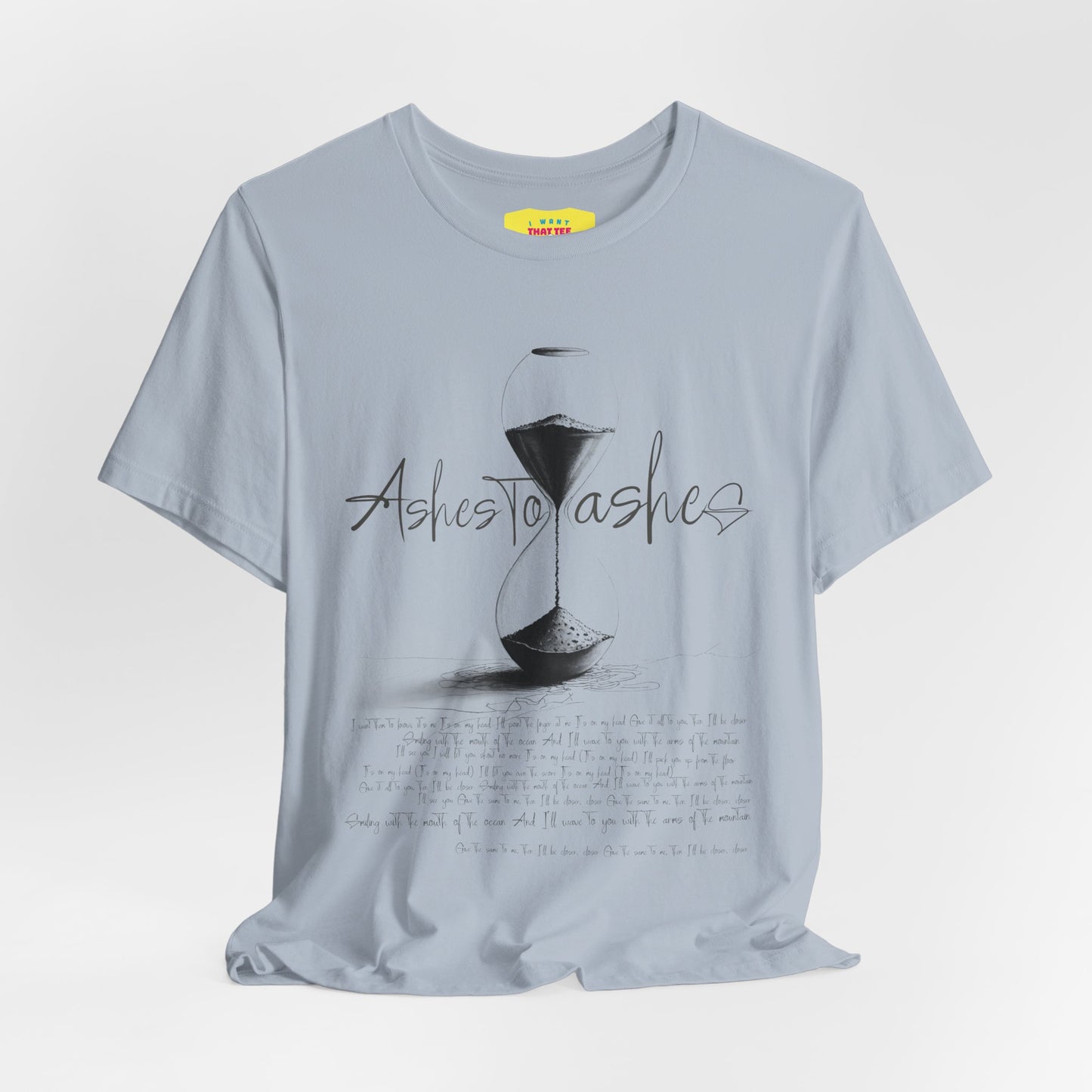 ASHES TO ASHES - FAITH NO MORE (Unisex Jersey Short Sleeve Tee)