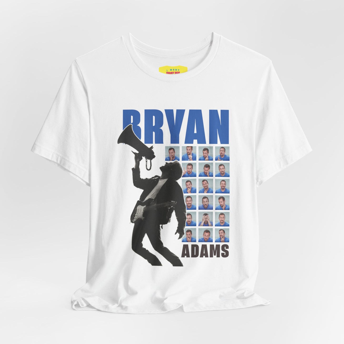 BRYAN ADAMS - ADAM SANDLER JOKE (Unisex Jersey Short Sleeve Tee)