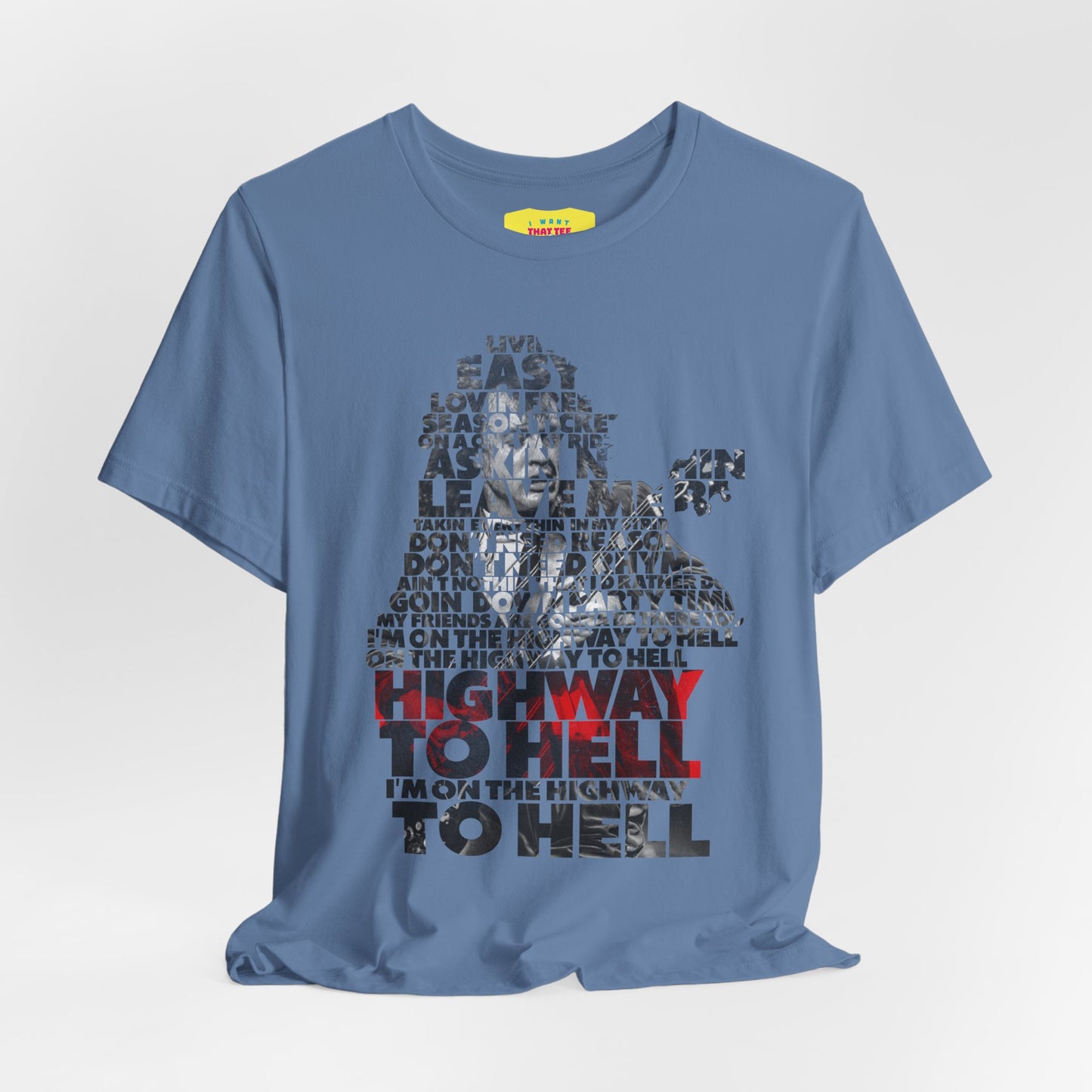 HIGHWAY TO HELL - AC/DC (Unisex Jersey Short Sleeve Tee)