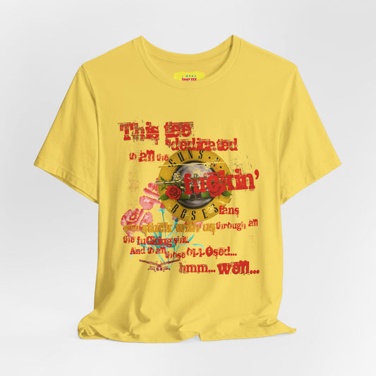 GUNS N ROSES - GET IN THE RING (Unisex Softstyle T-Shirt)