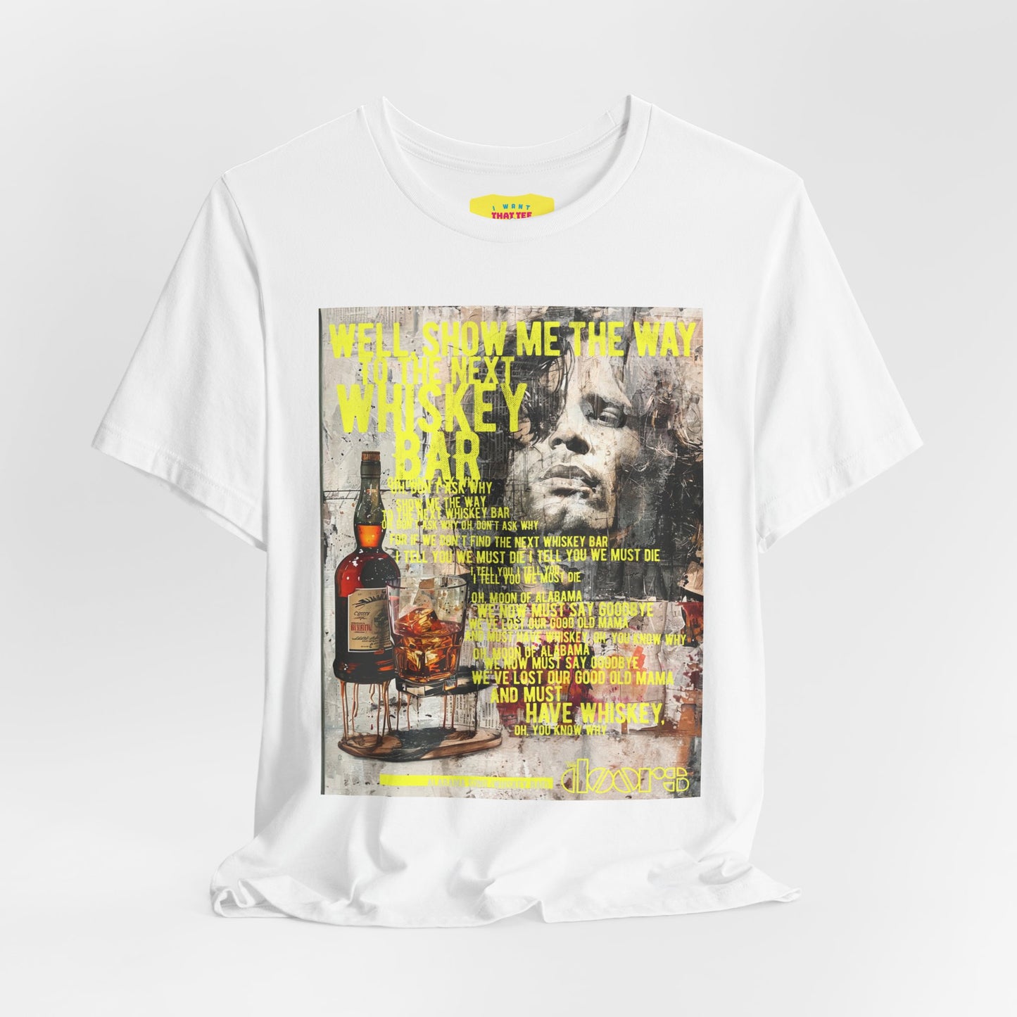 ALABAMA SONG (WHISKY BAR) - THE DOORS (Unisex Jersey Short Sleeve Tee)