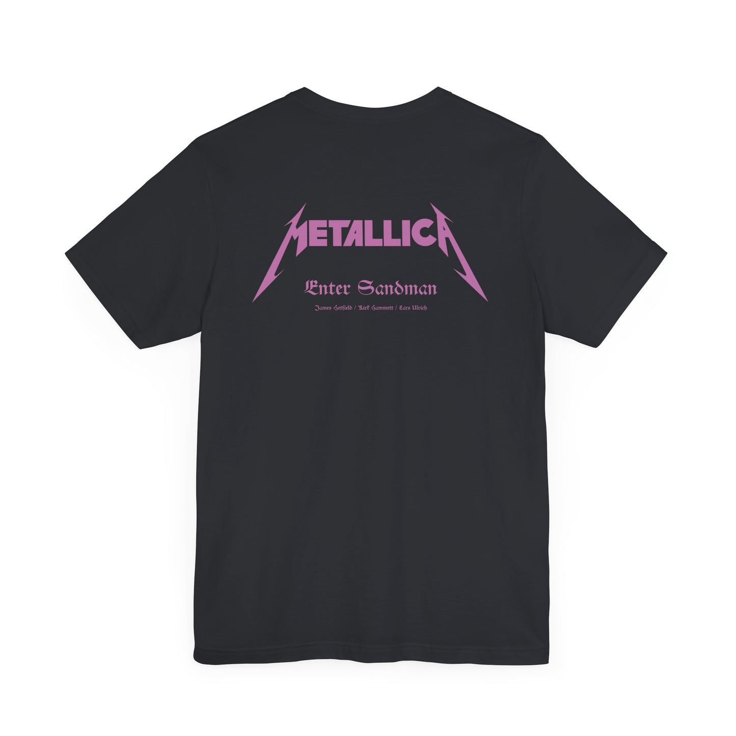 ENTER SANDMAN LYRICS - METALLICA (Unisex Jersey Short Sleeve Tee)