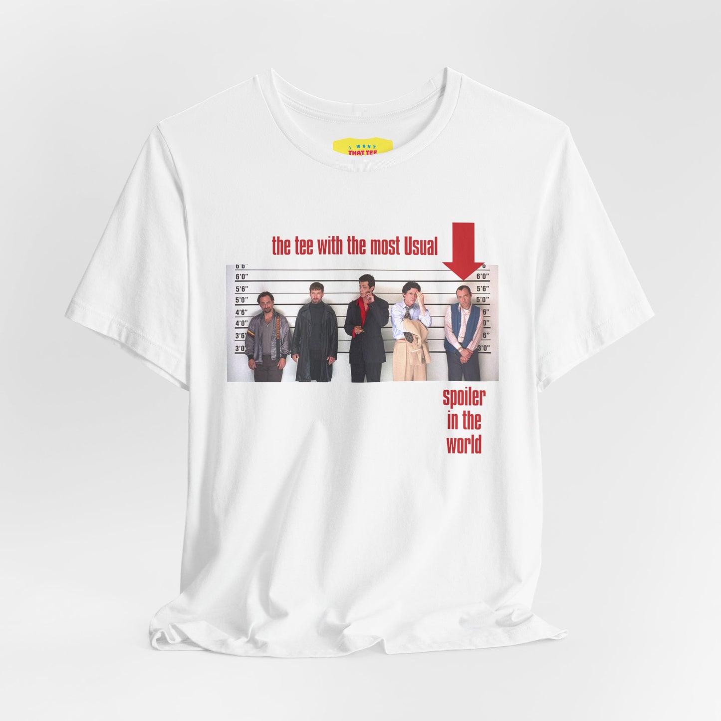 THE USUAL SUSPECTS SPOILER (Unisex Jersey Short Sleeve Tee)