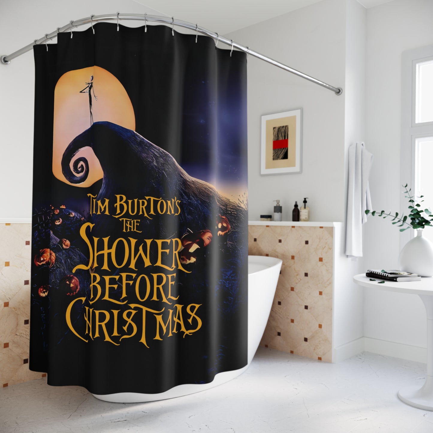 THE SHOWER BEFORE CHRISTMAS CURTAIN