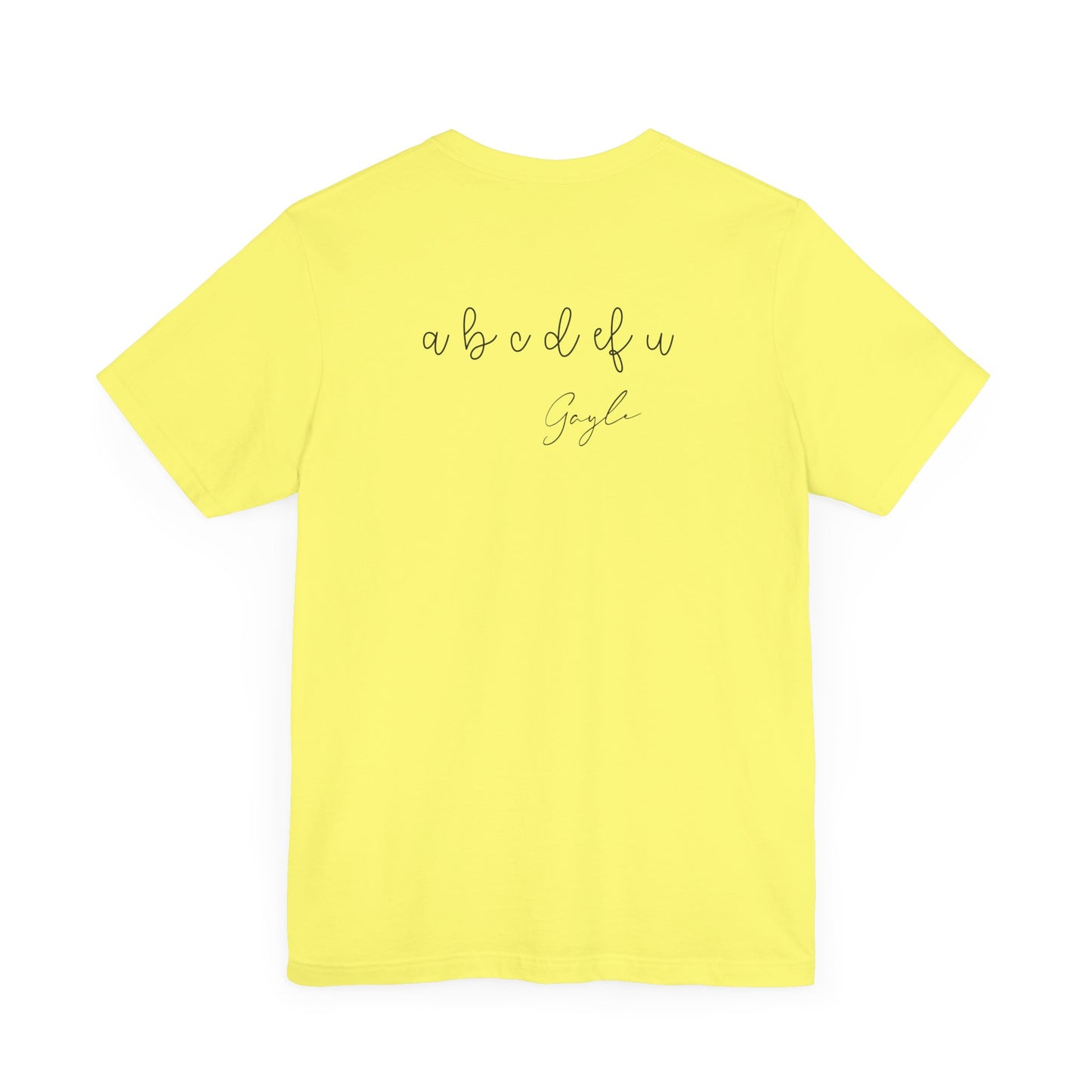 ABCDEFU - GAYLE LYRIC (Unisex Jersey Short Sleeve Tee)