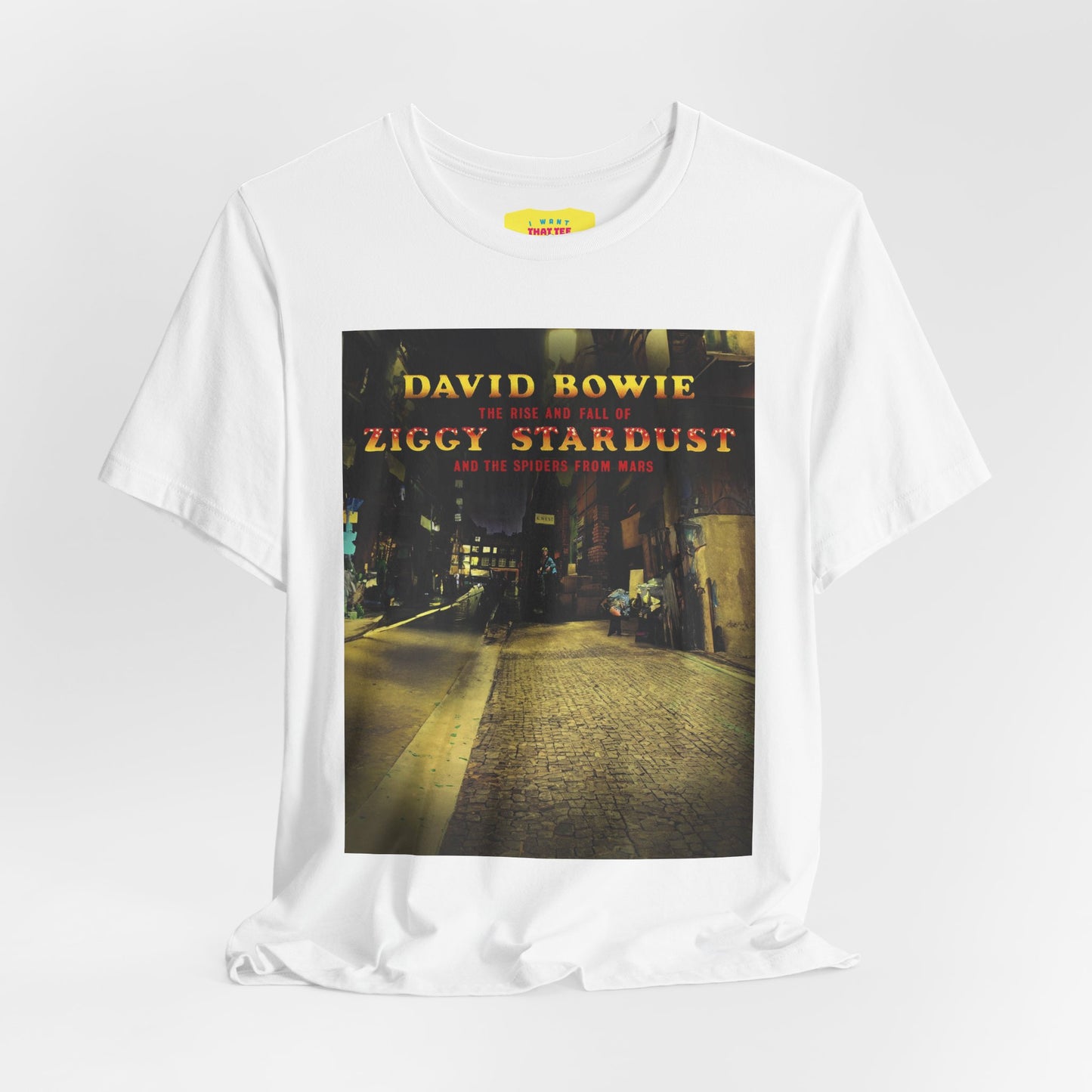 ZIGGY STARDUST - DAVID BOWIE (Unisex Jersey Short Sleeve Tee)