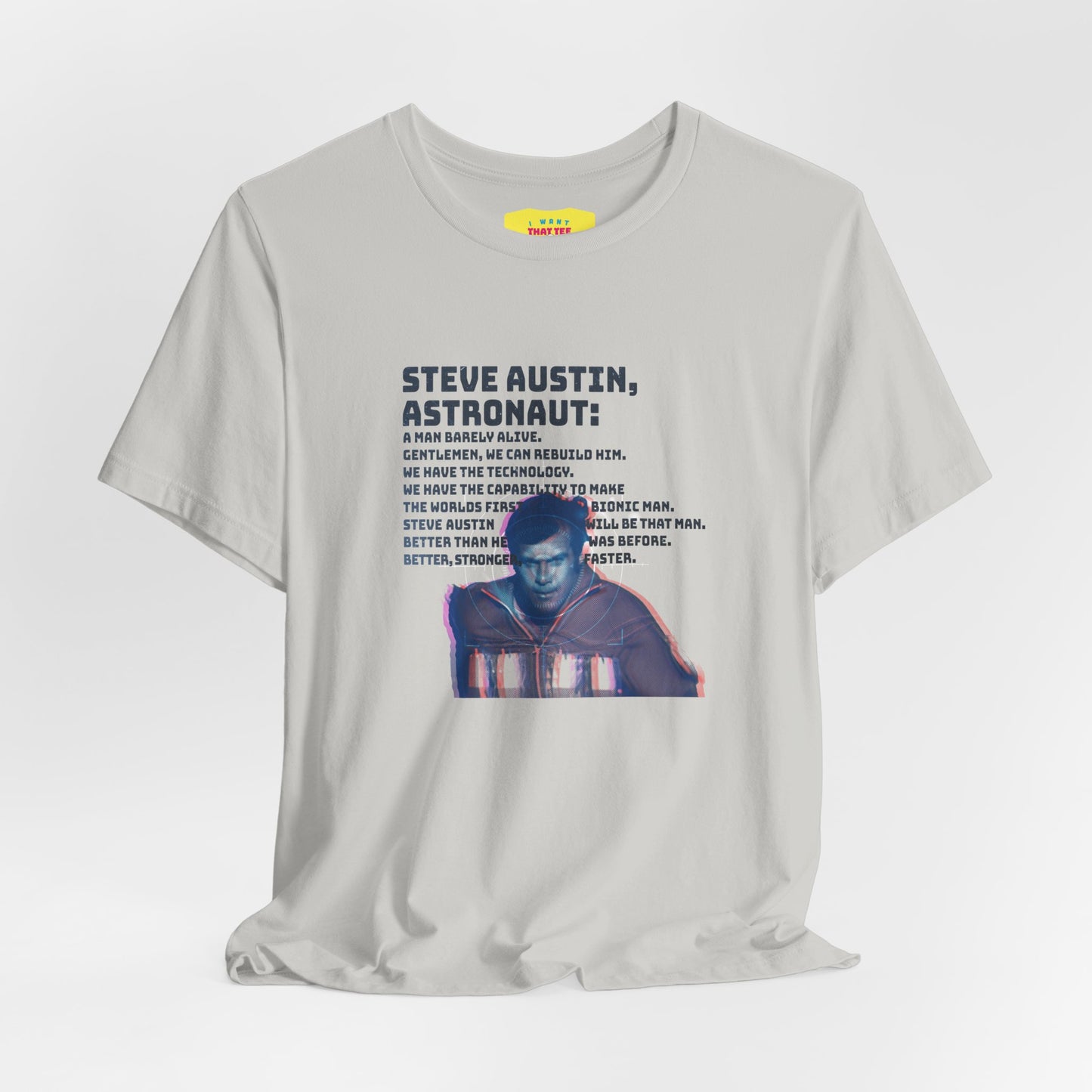 SIX MILLION DOLLAR MAN - INTRO QUOTE (Unisex Softstyle T-Shirt)