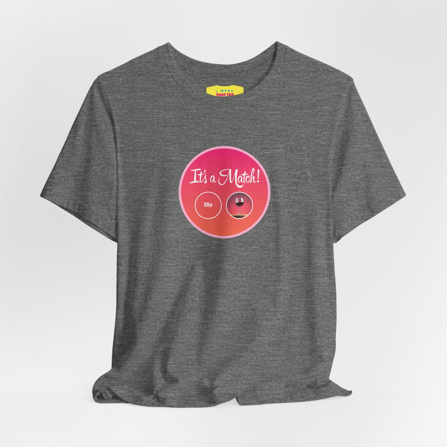 WINE TINDER MATCH (Unisex Softstyle T-Shirt)