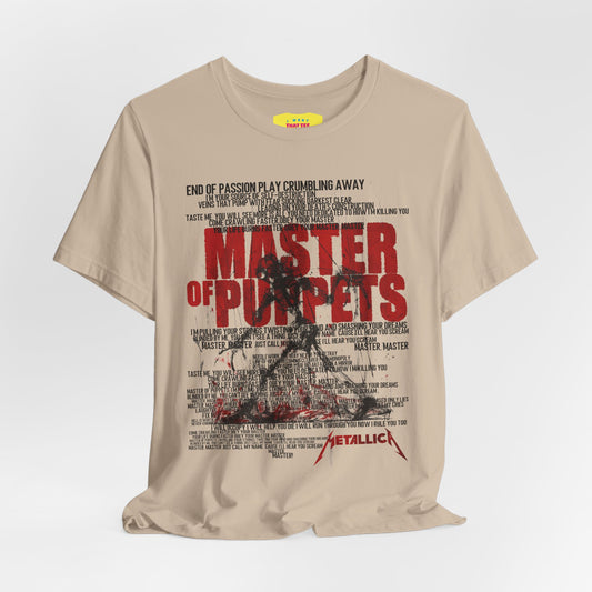 MASTER OF PUPPETS - METALLICA (Unisex Jersey Short Sleeve Tee)