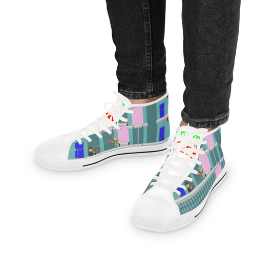 ELEVATOR ACTION ARCADE  (High Top Sneakers)