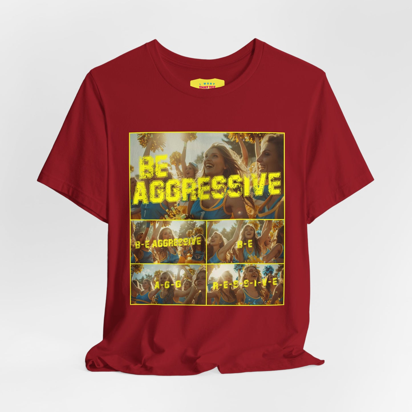 BE AGGRESSIVE - FAITH NO MORE (Unisex Jersey Short Sleeve Tee)