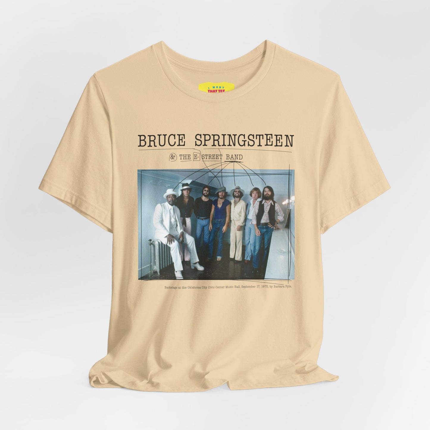 BRUCE SPRINGSTEEN & THE E-STREET BAND (Unisex Jersey Short Sleeve Tee)