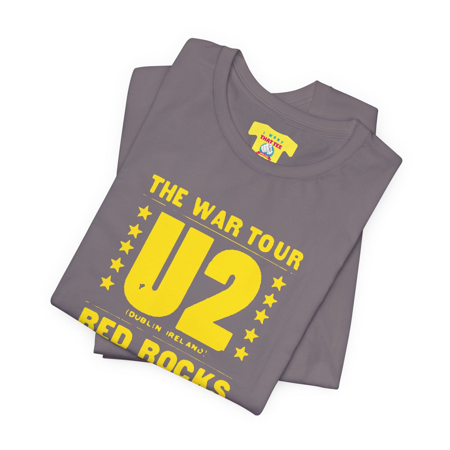 U2 THE WAR TOUR 1983 POSTER (Unisex Jersey Short Sleeve Tee)