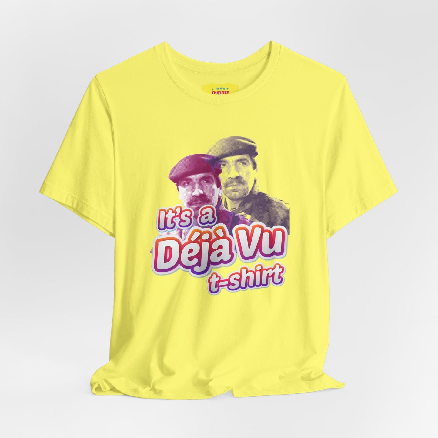 IT'S A DÉJÀ VU T-SHIRT - TOP SECRET MOVIE CHARACTER JOKE (Unisex Softstyle T-Shirt)