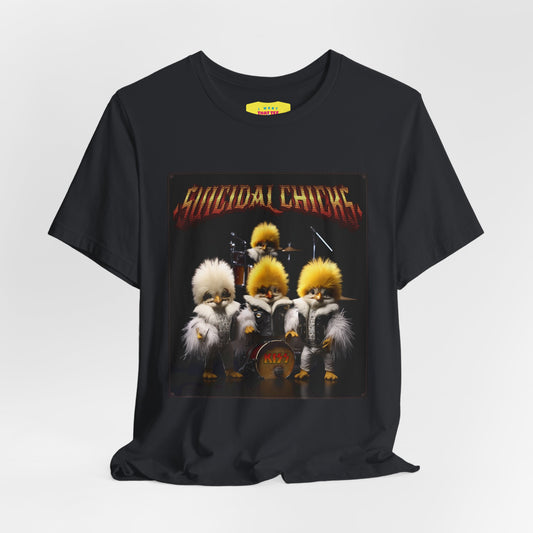 SUICIDAL CHICKS - KISS JOKE (Unisex Softstyle T-Shirt)