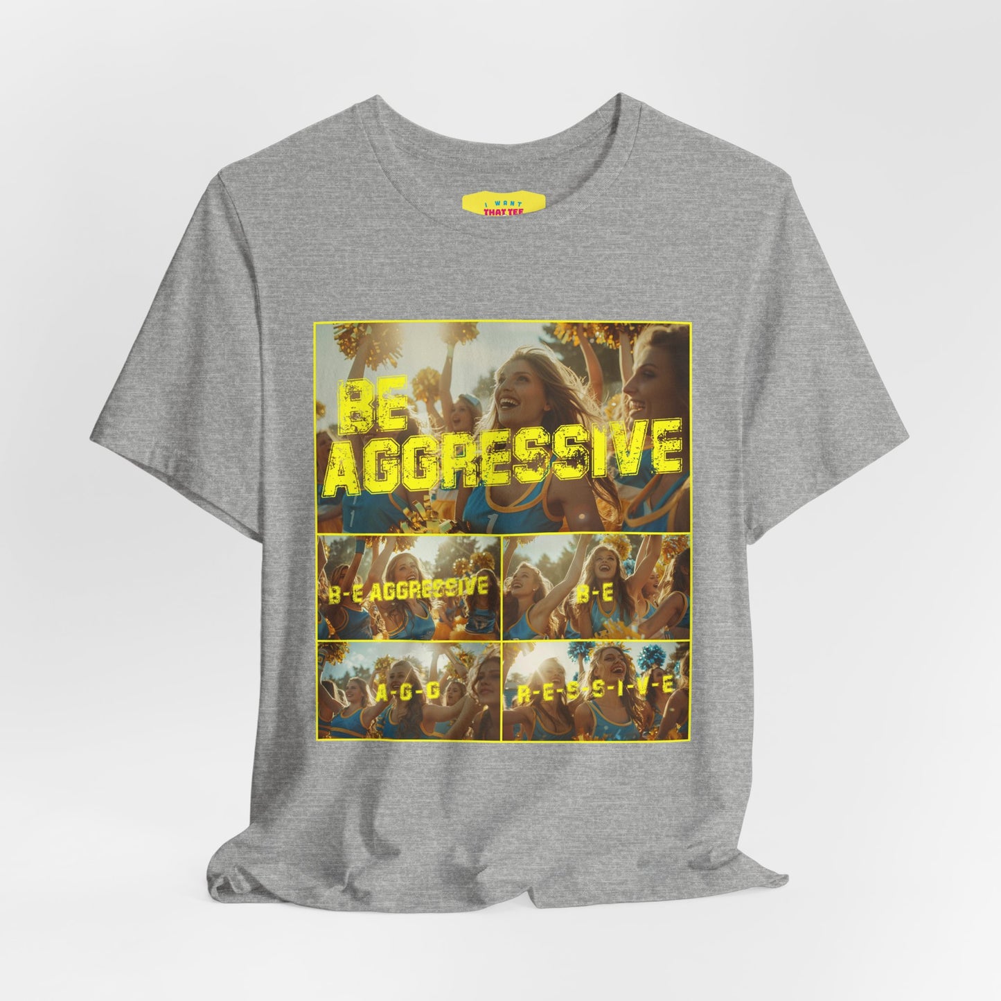 BE AGGRESSIVE - FAITH NO MORE (Unisex Jersey Short Sleeve Tee)