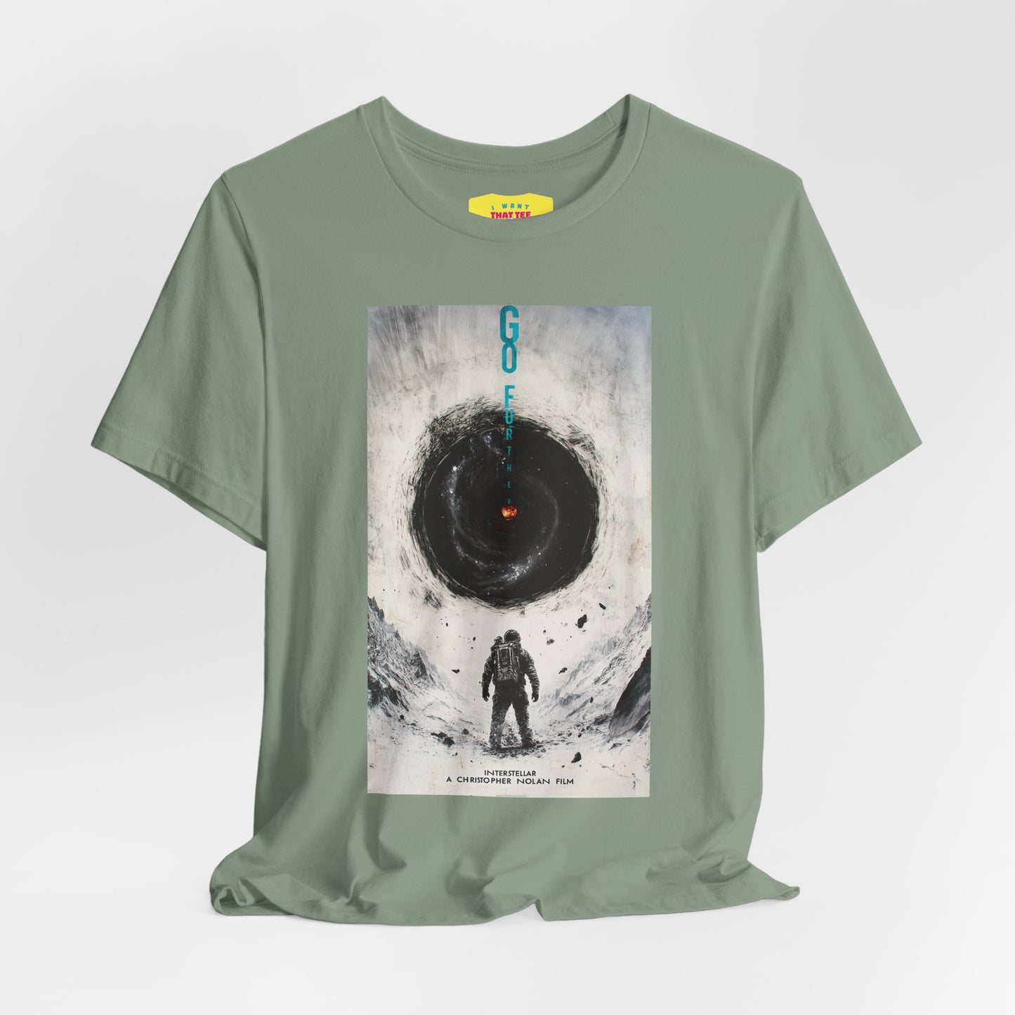 INTERSTELLAR - GO FURTHER (Unisex Jersey Short Sleeve Tee)