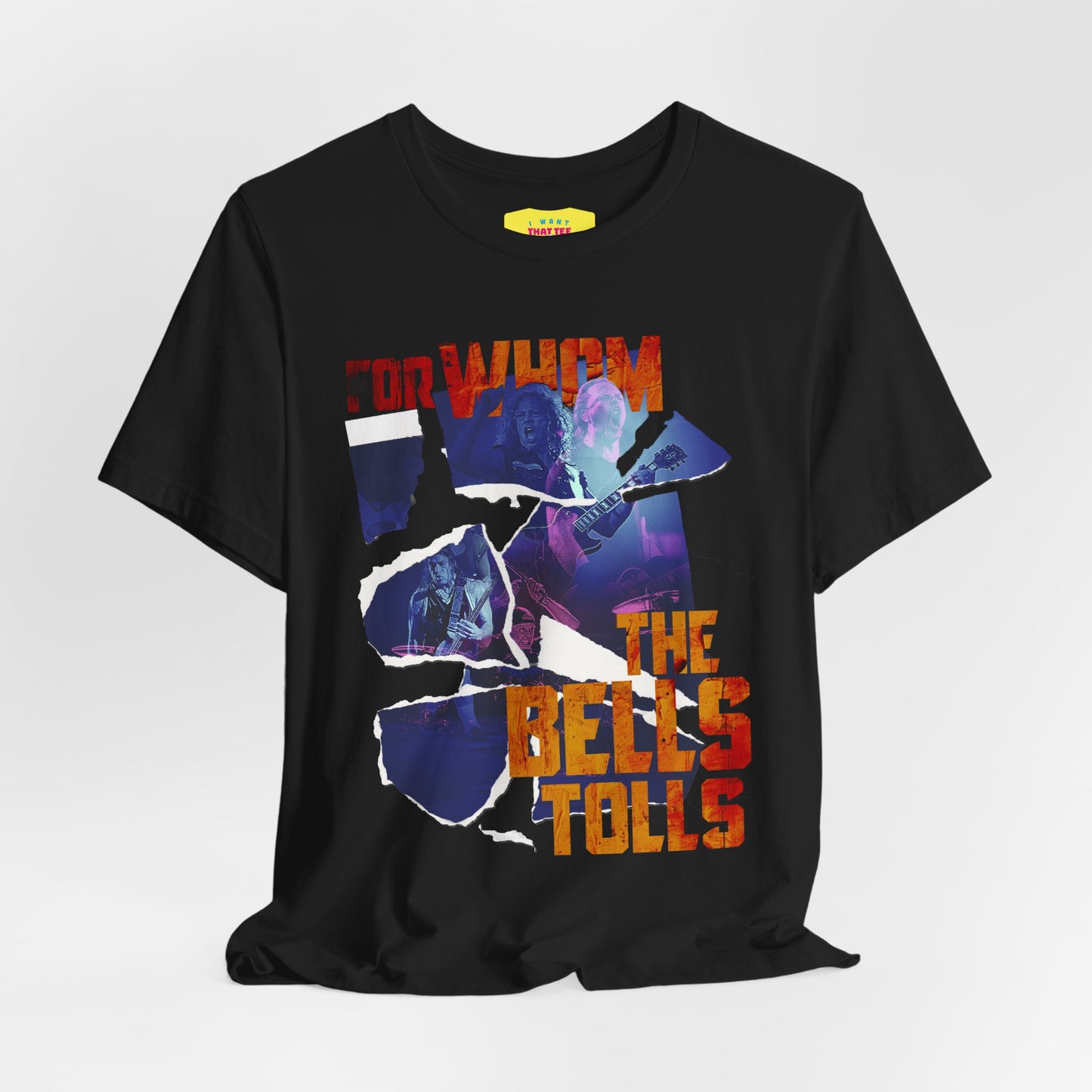 FOR WHOM THE BELLS TOLLS - METALLICA (Unisex Jersey Short Sleeve Tee)