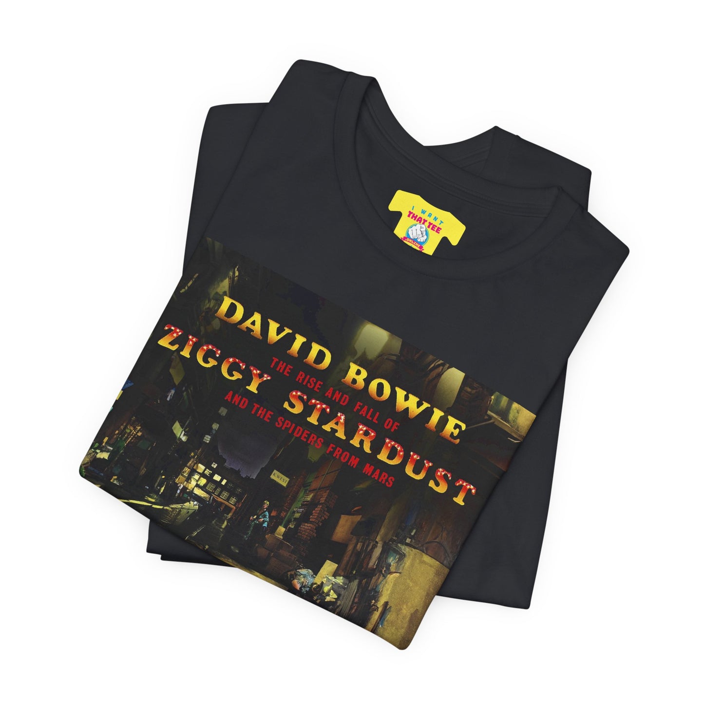 ZIGGY STARDUST - DAVID BOWIE (Unisex Jersey Short Sleeve Tee)