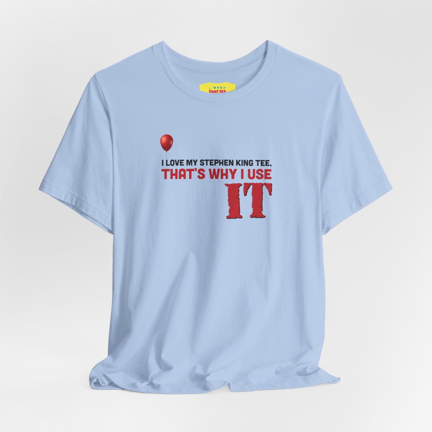 STEPHEN KING'S IT (Unisex Jersey Short Sleeve Tee)